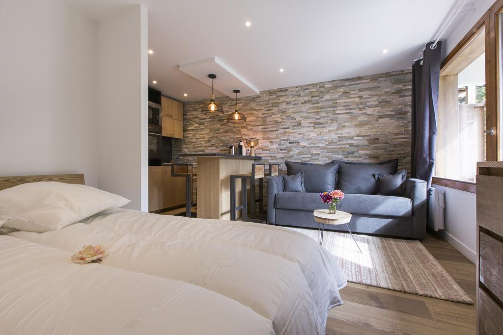 Les Chalets Autrichiens - Megeve Bagian luar foto