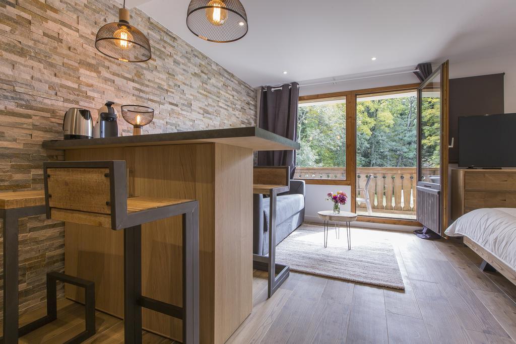 Les Chalets Autrichiens - Megeve Bagian luar foto
