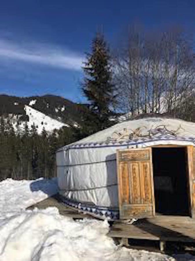 Les Chalets Autrichiens - Megeve Bagian luar foto