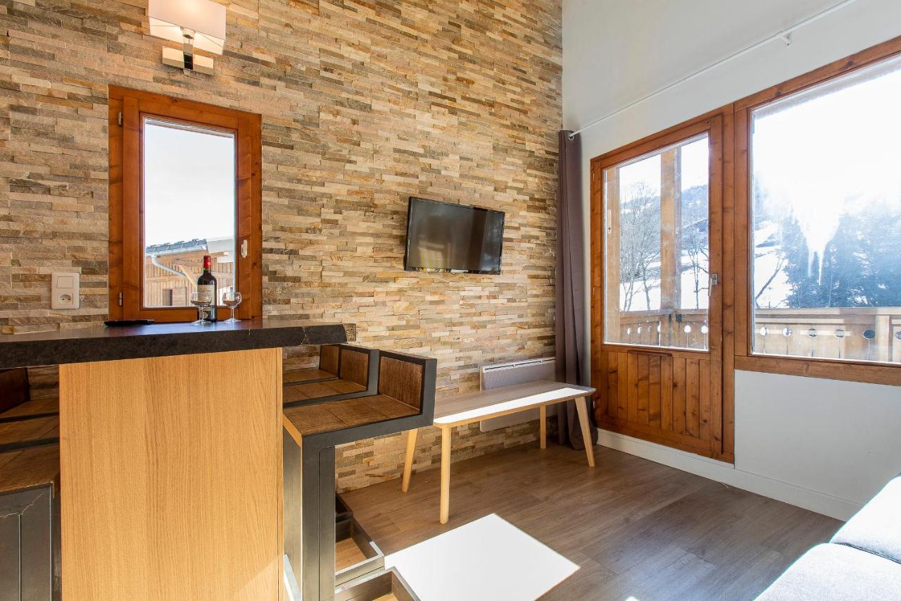 Les Chalets Autrichiens - Megeve Bagian luar foto